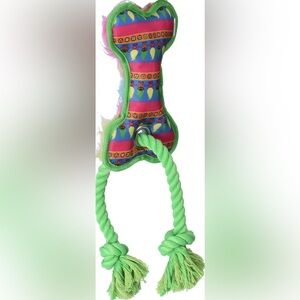 Trolls Universal Studios Colorful Dog Toy with Rope NEW